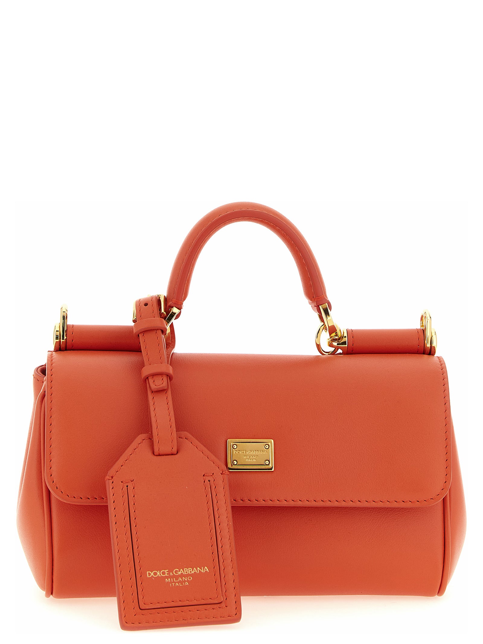 Dolce & Gabbana Orange 'My Sicily' Mini Handbag