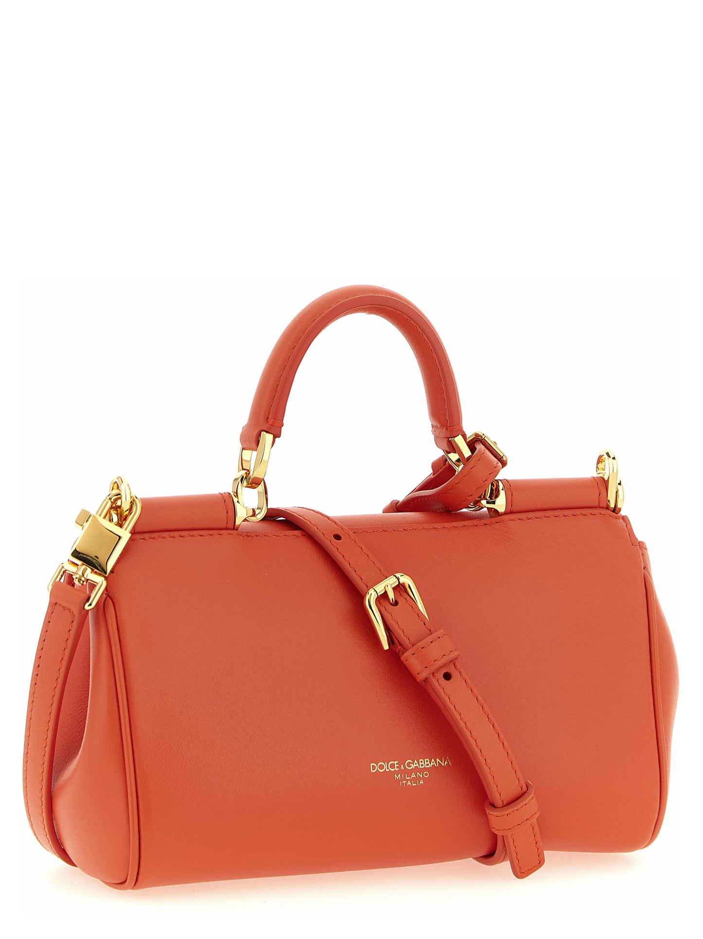 Dolce & Gabbana Orange 'My Sicily' Mini Handbag