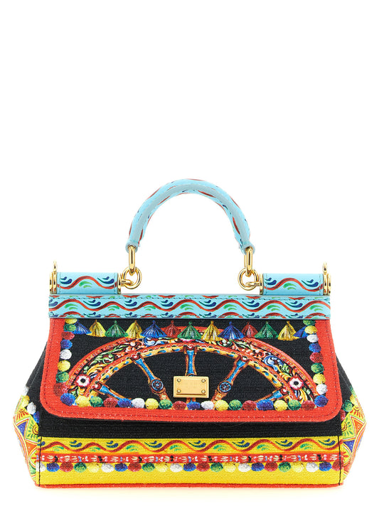 Dolce & Gabbana Multicolor 'Sicily' Mini Handbag