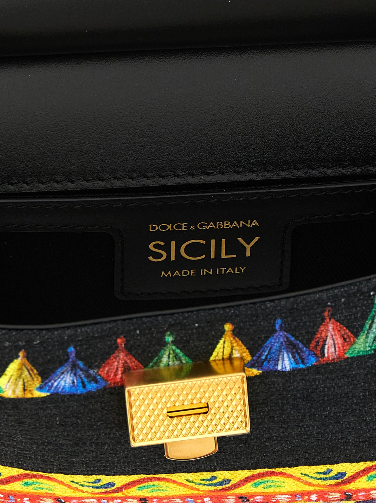 Dolce & Gabbana Multicolor 'Sicily' Mini Handbag