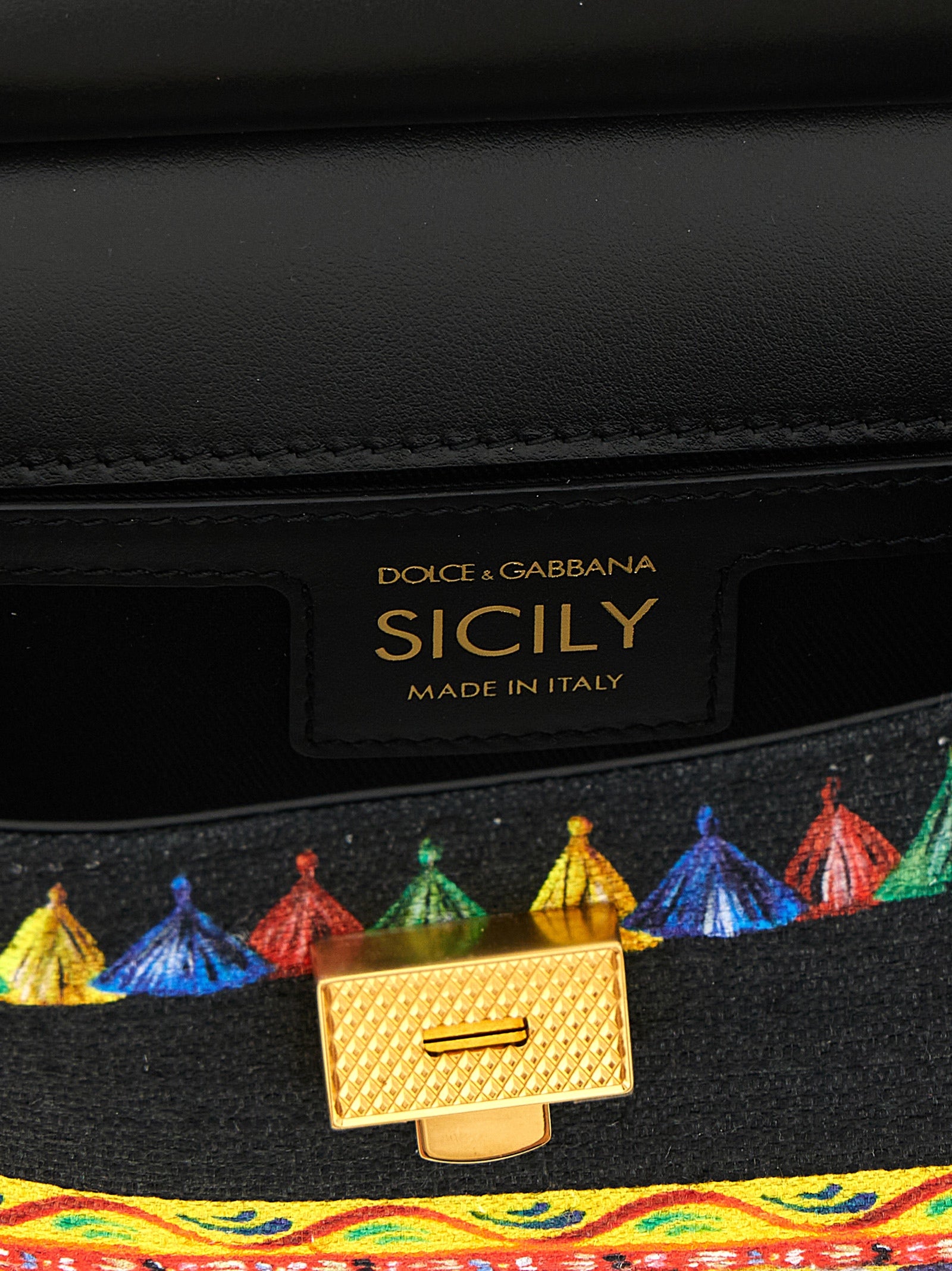 Dolce & Gabbana Multicolor 'Sicily' Mini Handbag