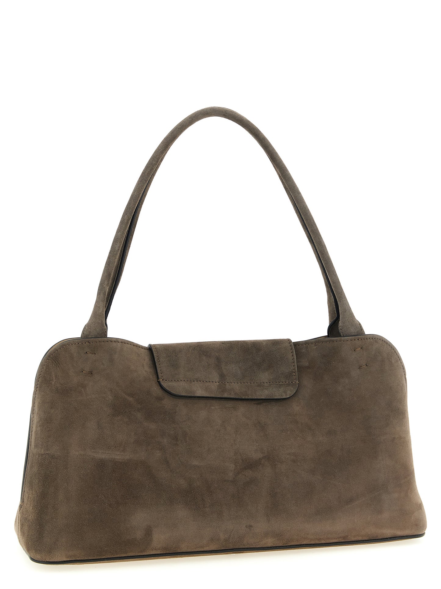 Versace Brown 'Vivian' Medium Shoulder Bag braun