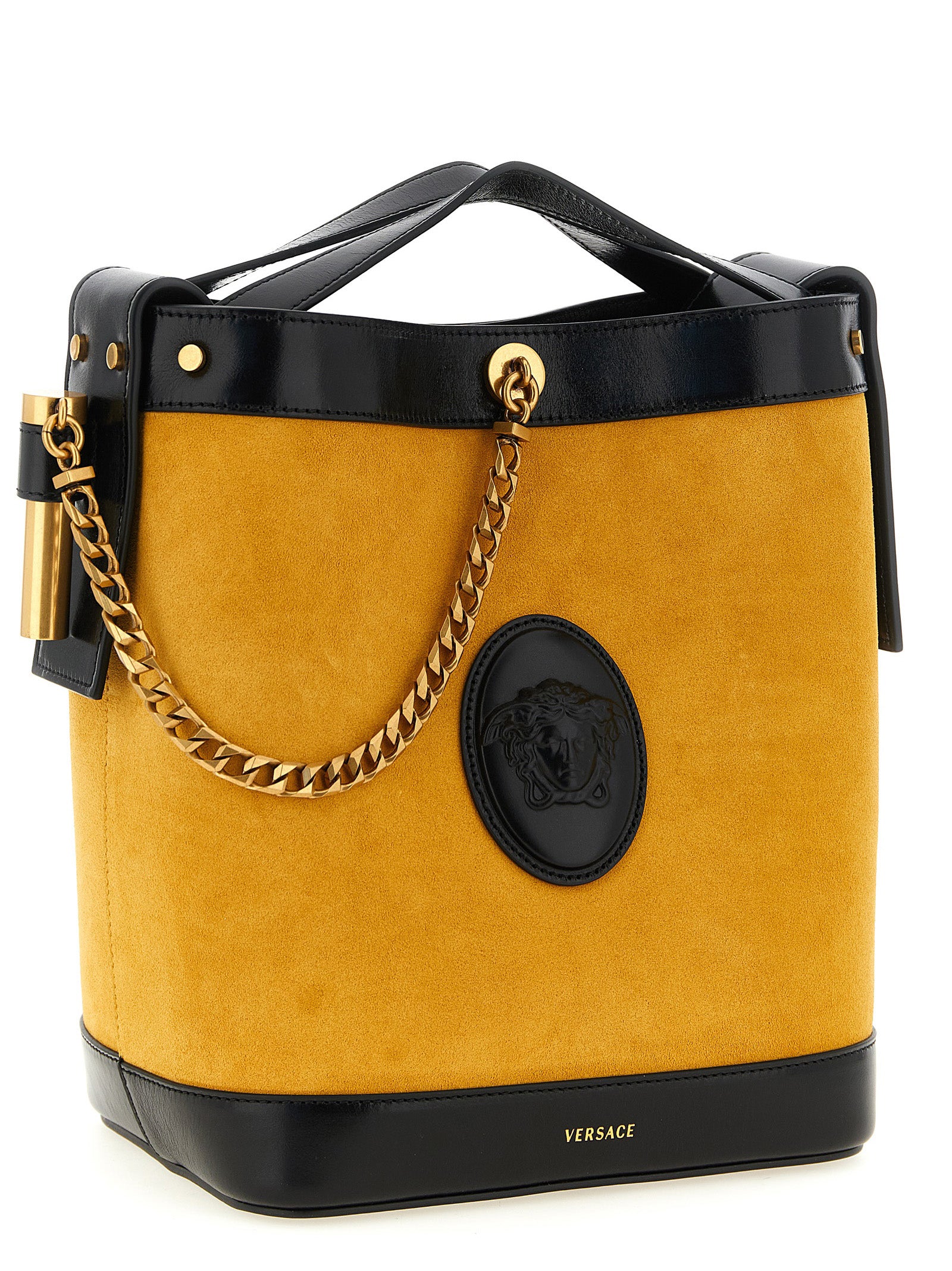 Versace Bicolor 'Pivot' Small Shoulder Bag multicolor