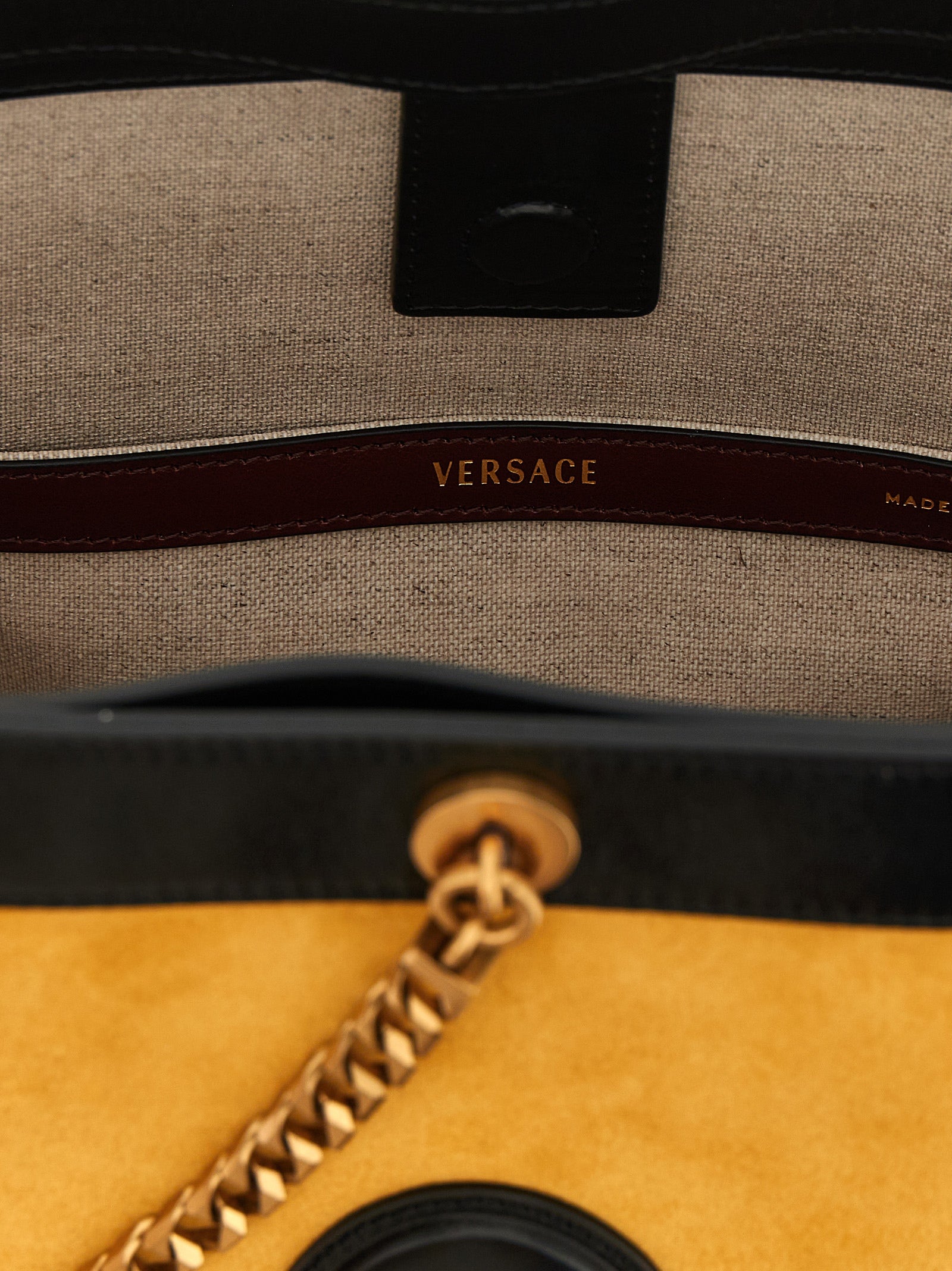 Versace Bicolor 'Pivot' Small Shoulder Bag multicolor