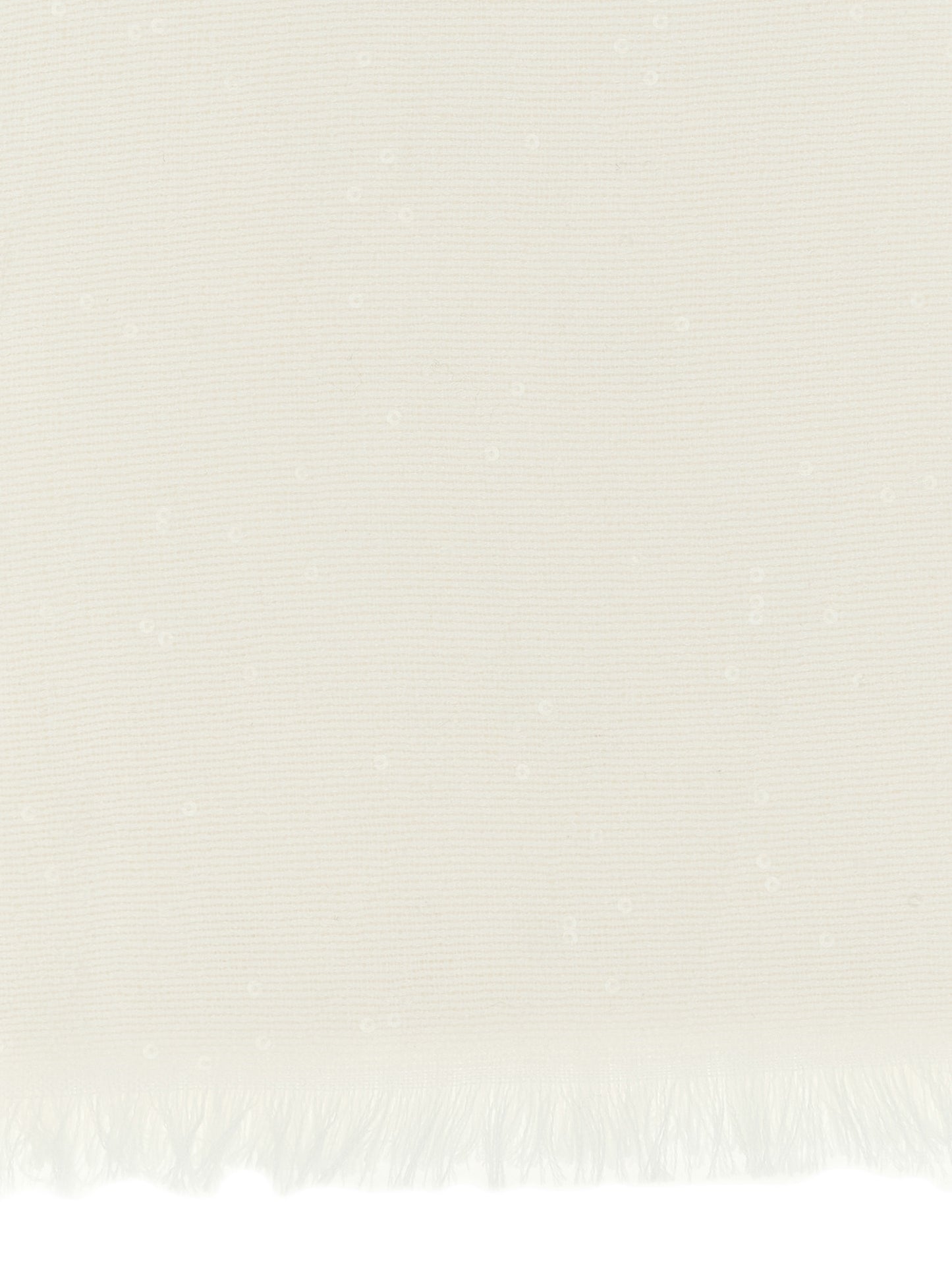 Brunello Cucinelli White 'Diamante' Scarf weiss
