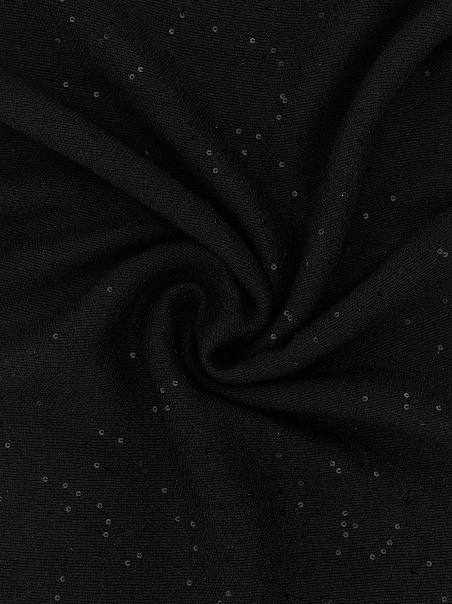 Brunello Cucinelli Black 'Diamante' Scarf schwarz