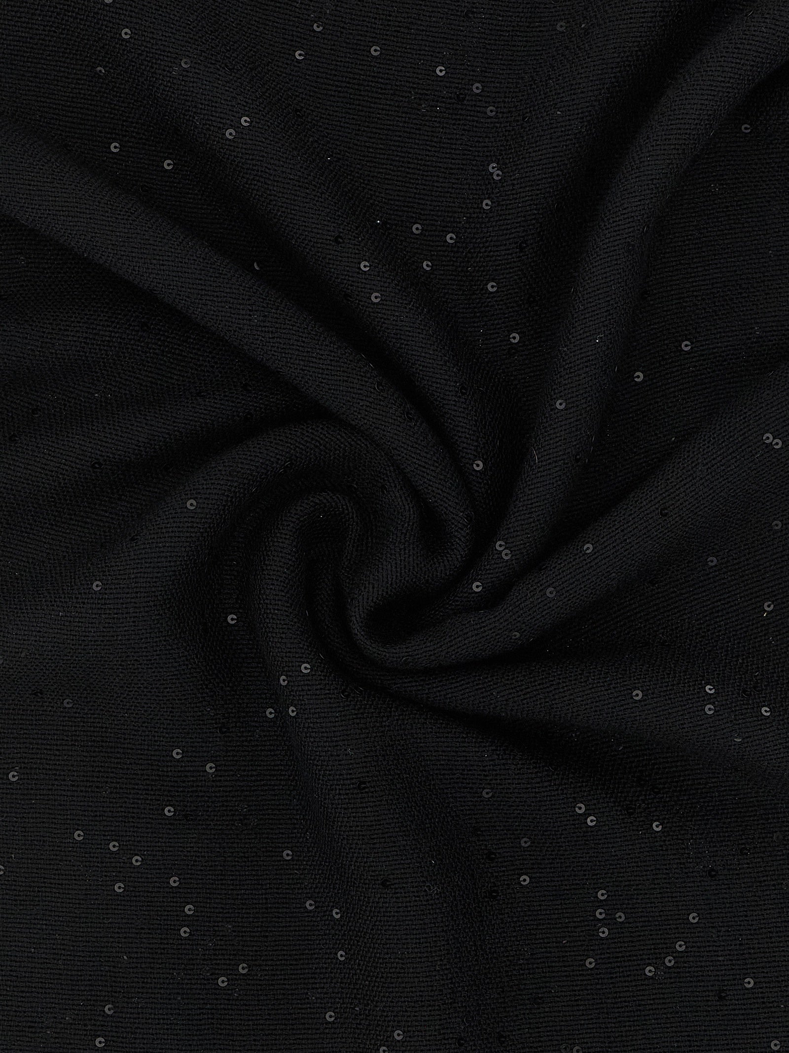Brunello Cucinelli Black 'Diamante' Scarf schwarz