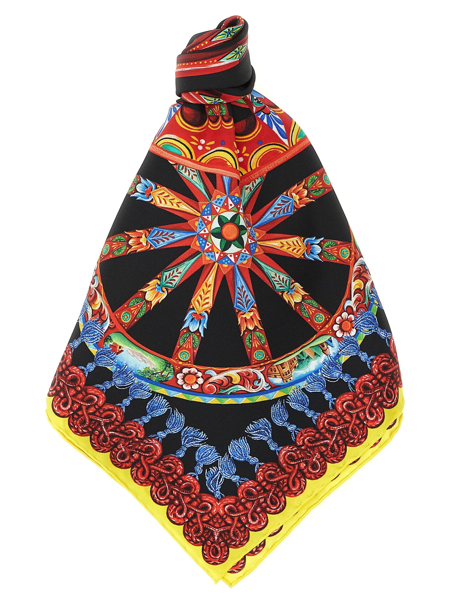 Dolce & Gabbana Multicolor 'Carretto' Scarf
