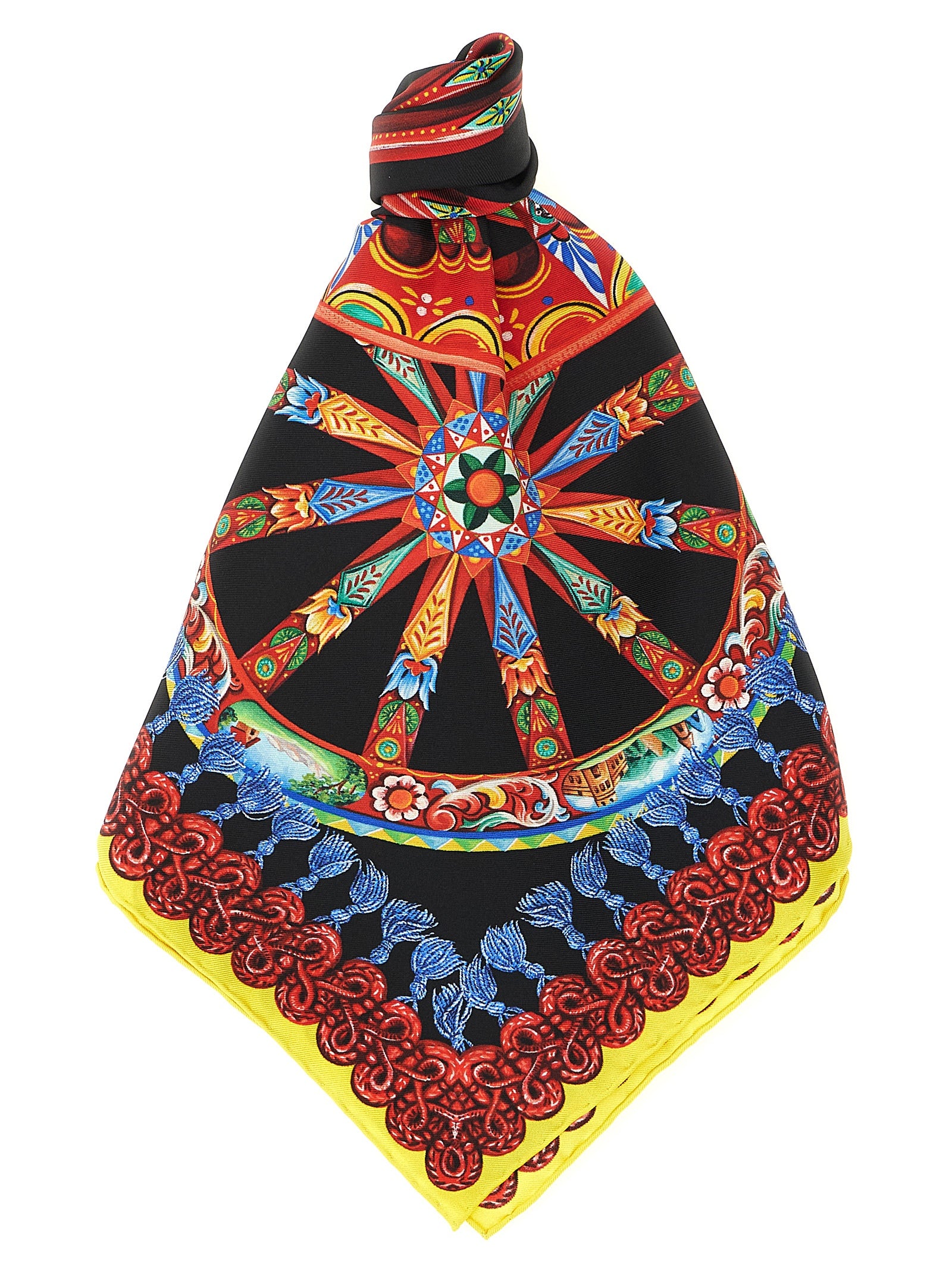 Dolce & Gabbana Multicolor 'Carretto' Scarf