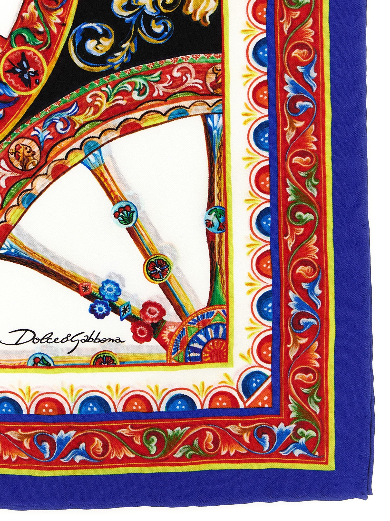 Dolce & Gabbana Multicolor 'Carretto' Scarf