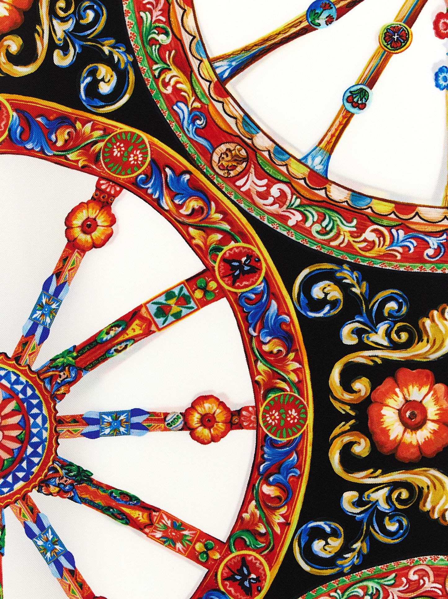 Dolce & Gabbana Multicolor 'Carretto' Scarf