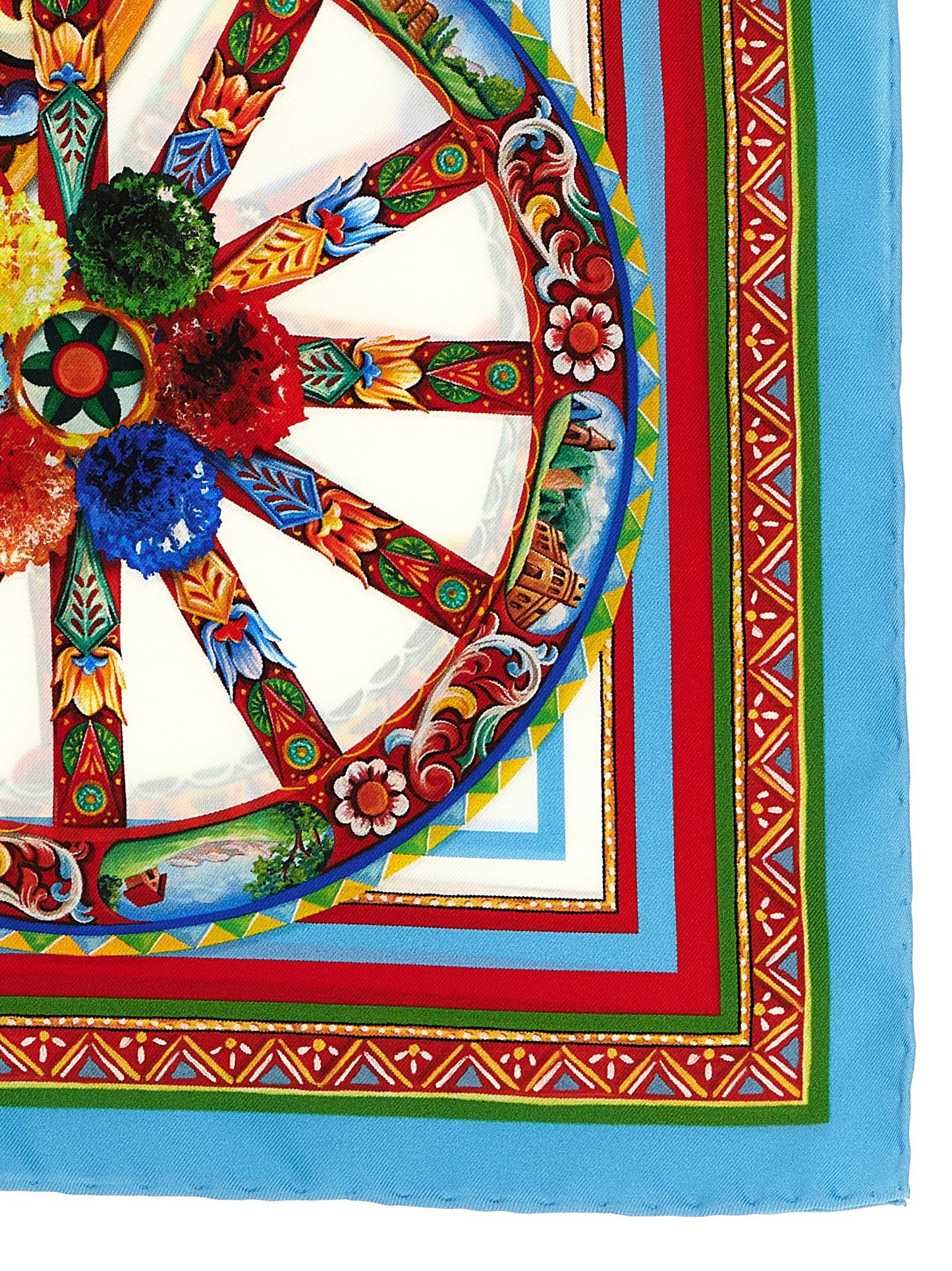 Dolce & Gabbana Multicolor 'Carretto' Scarf