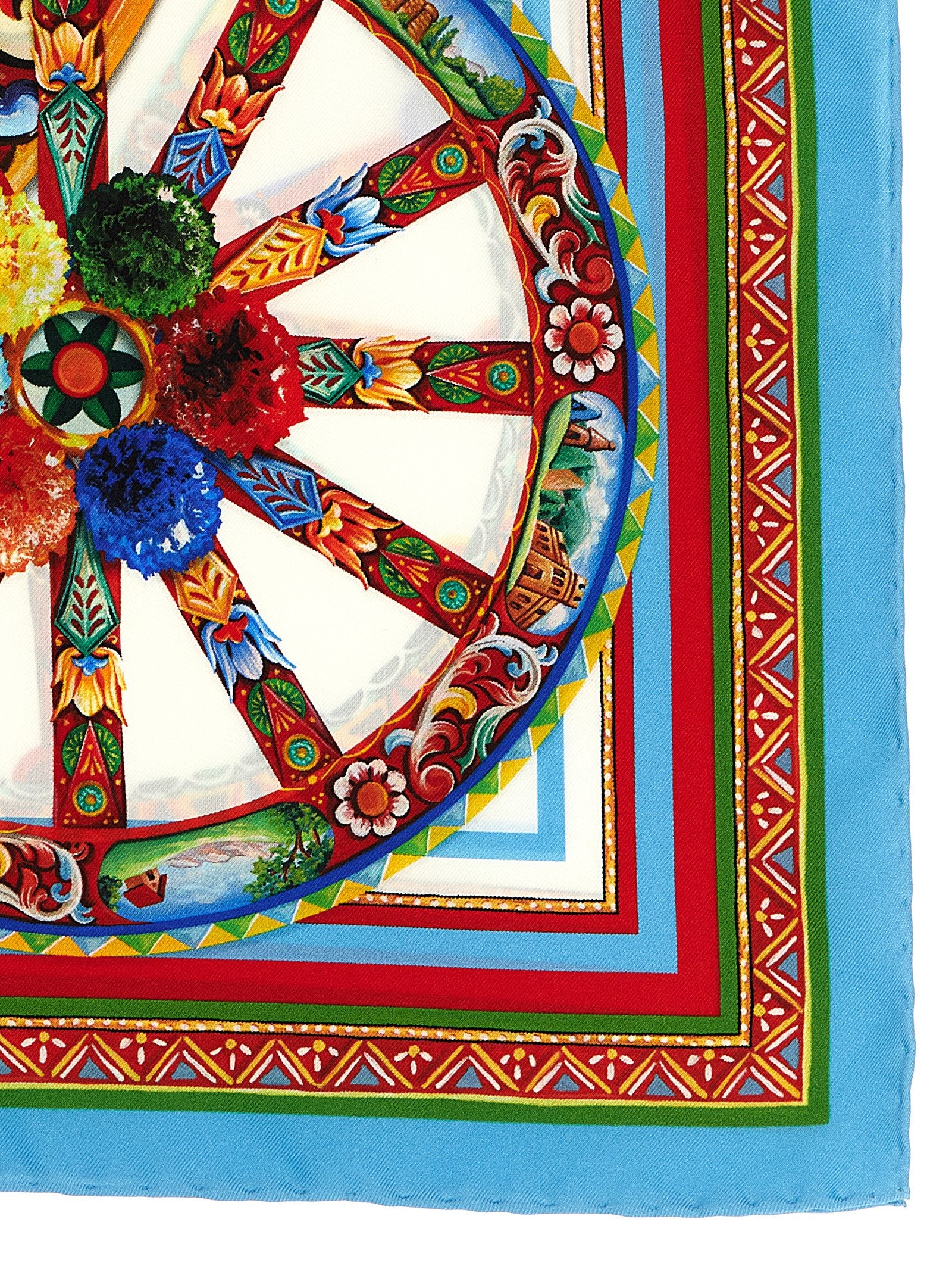 Dolce & Gabbana Multicolor 'Carretto' Scarf