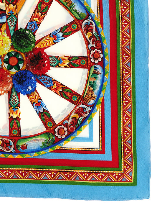 Dolce & Gabbana Multicolor 'Carretto' Scarf
