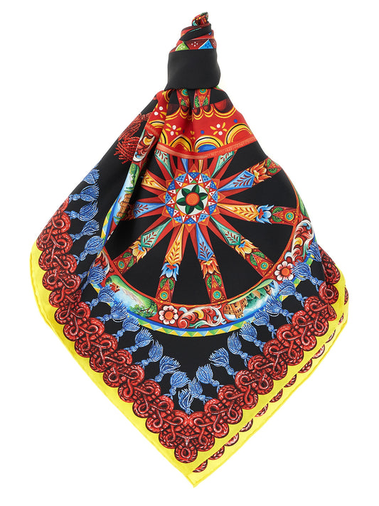 Dolce & Gabbana Multicolor 'Carretto' Scarf