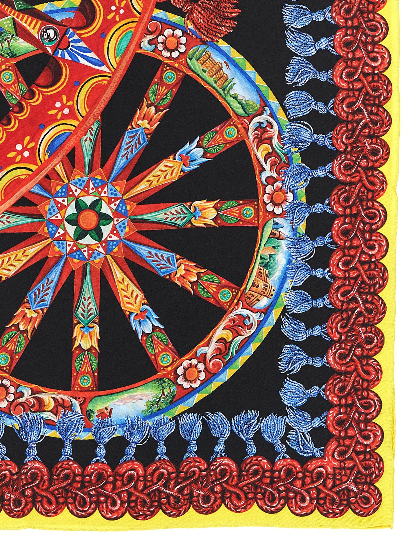 Dolce & Gabbana Multicolor 'Carretto' Scarf