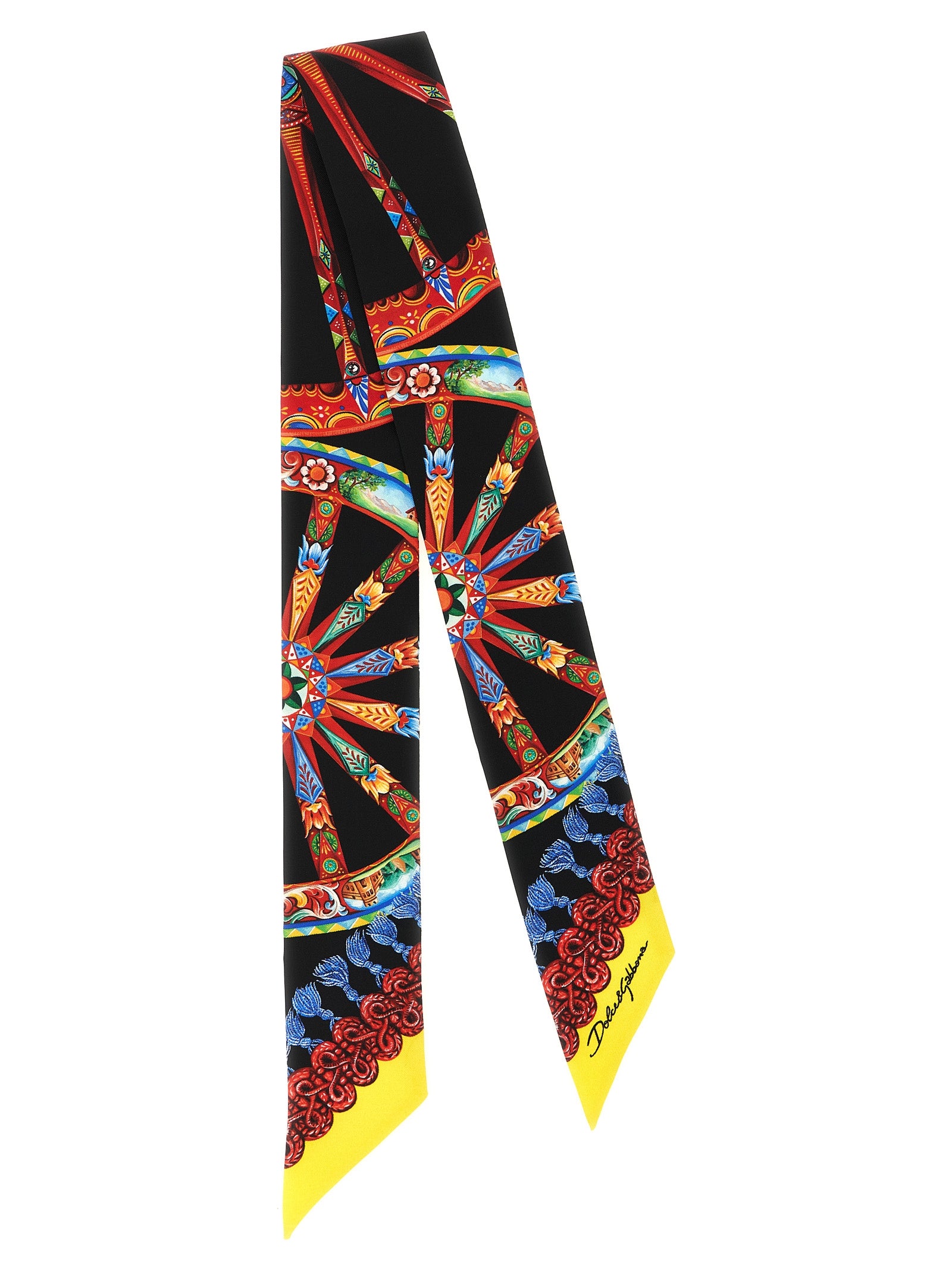 Dolce & Gabbana Multicolor 'Carretto' Foulard