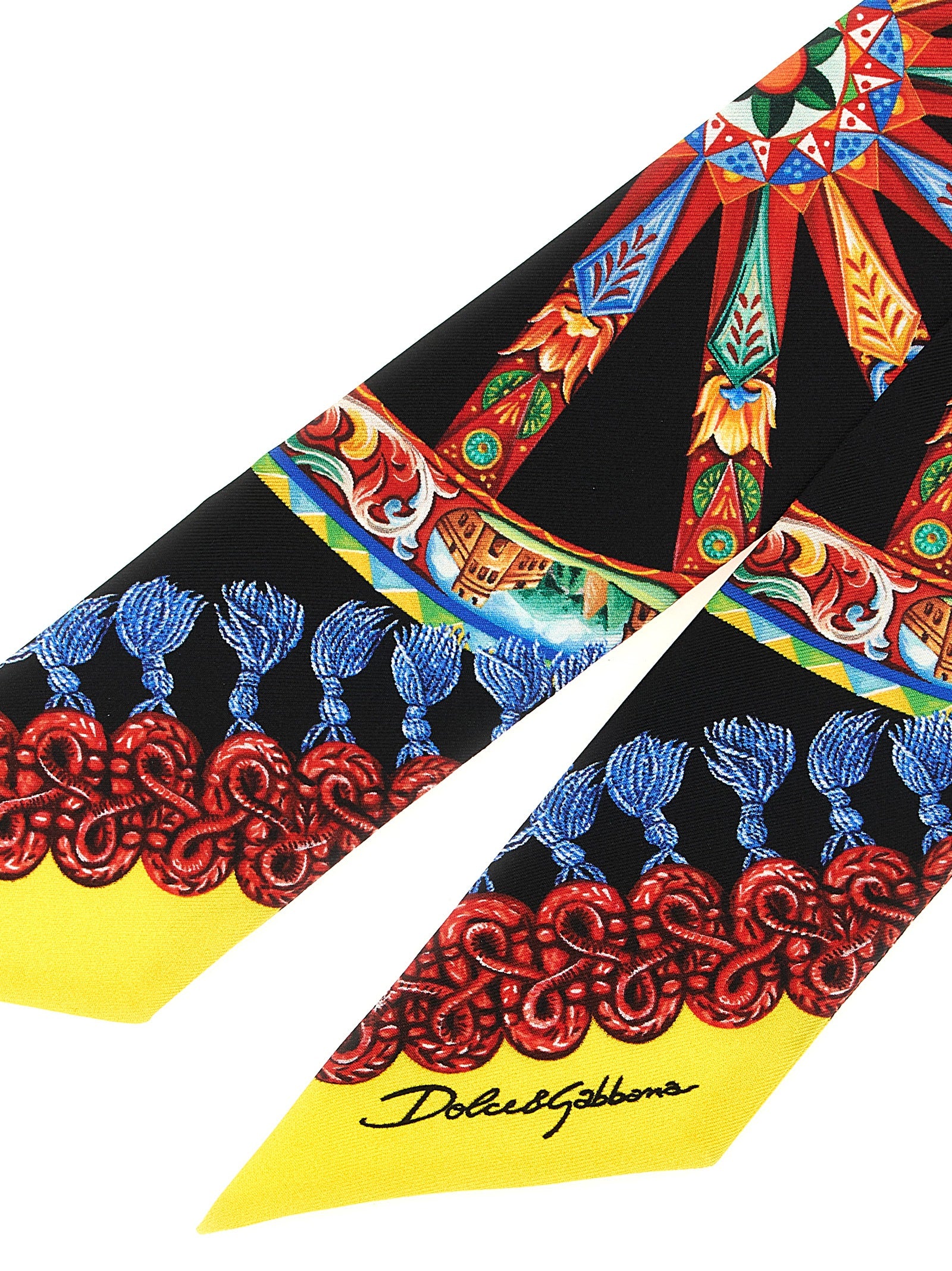 Dolce & Gabbana Multicolor 'Carretto' Foulard