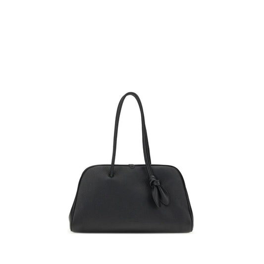 Jacquemus Black Calf Leather Bos Taurus Handbag Curated Luxury Accessories by Orvyn