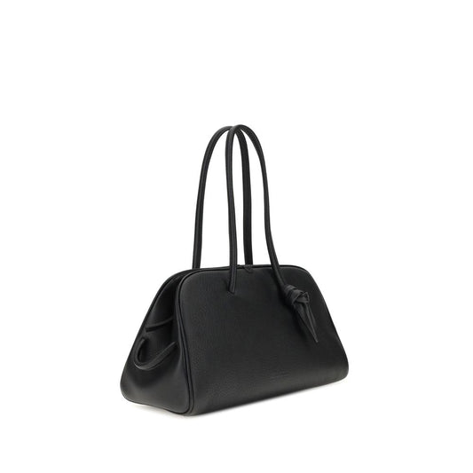 Jacquemus Black Calf Leather Bos Taurus Handbag Curated Luxury Accessories by Orvyn