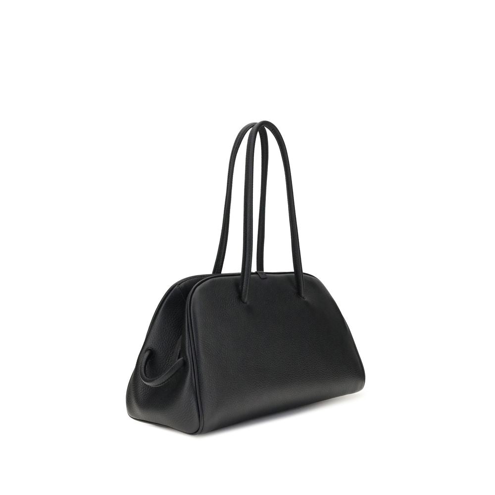 Jacquemus Black Calf Leather Bos Taurus Handbag Curated Luxury Accessories by Orvyn