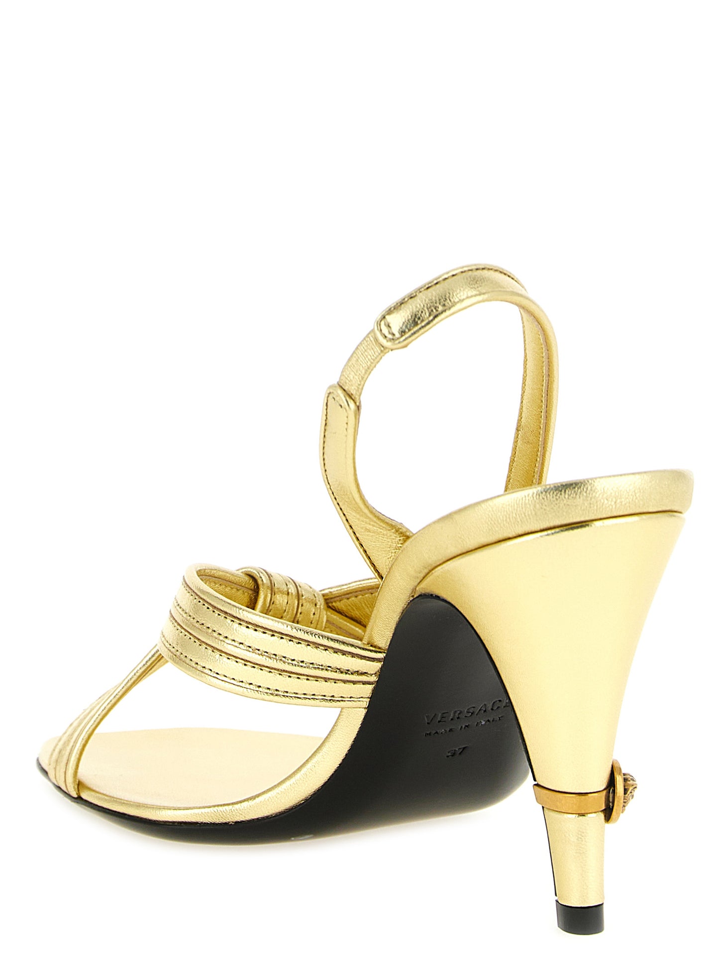Versace Gold 'Gianni' Sandals