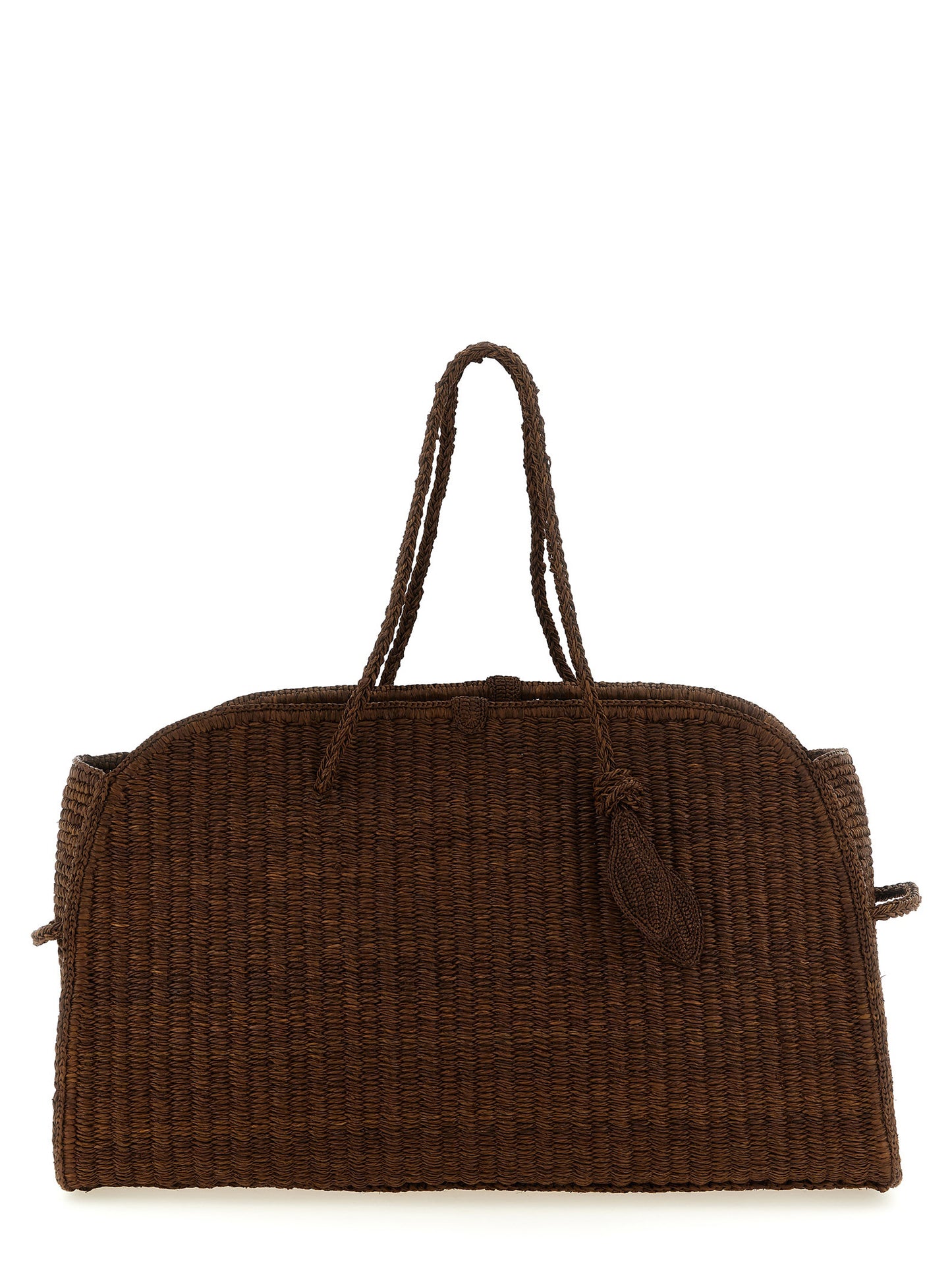 Jacquemus Brown 'Le Grand Turismo Raphia' Tote Bag braun