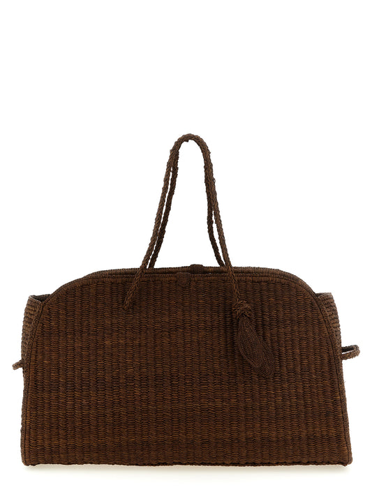 Jacquemus Brown 'Le Grand Turismo Raphia' Tote Bag braun