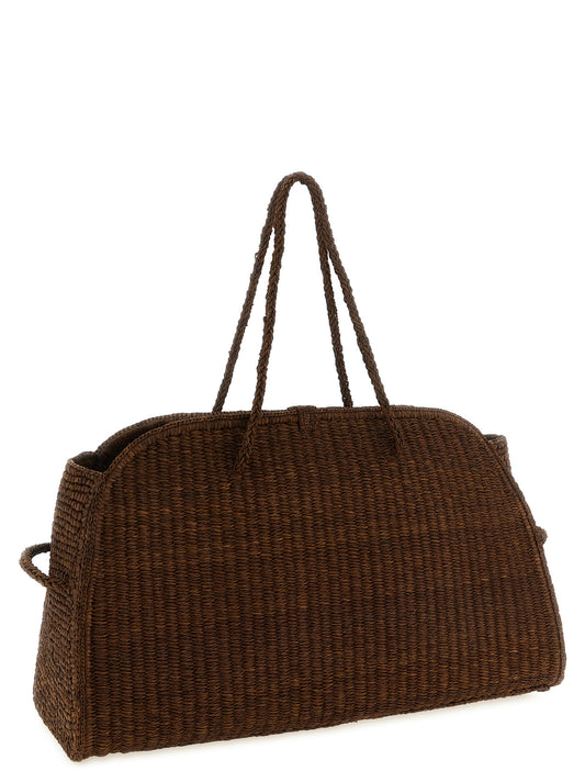 Jacquemus Brown 'Le Grand Turismo Raphia' Tote Bag braun