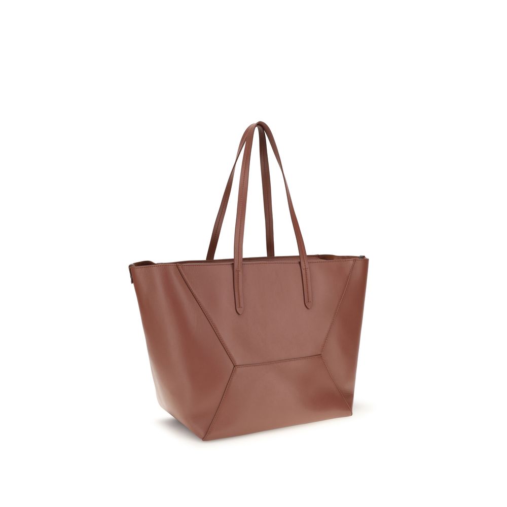 Brunello Cucinelli Multicolor Leather Tote Bag Shoulder