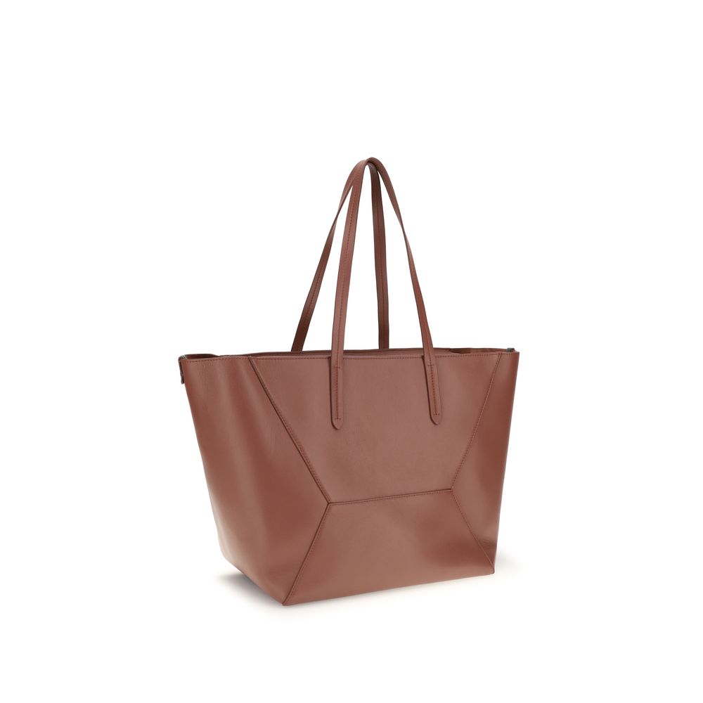 Brunello Cucinelli Multicolor Leather Tote Bag Shoulder