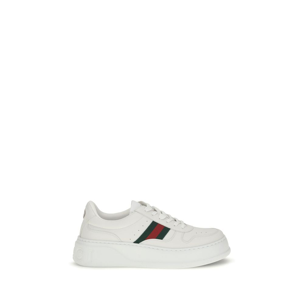 Gucci White Oversized Sole Sneakers weiss