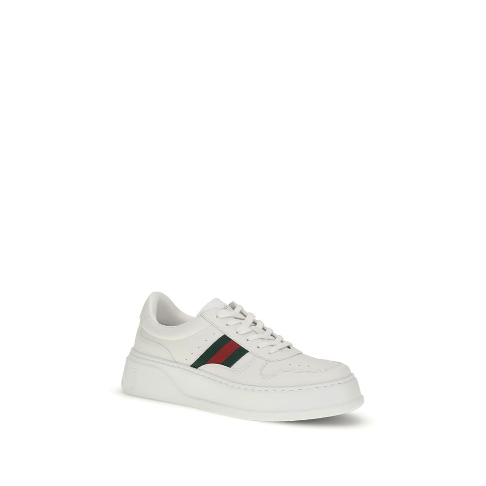 Gucci White Oversized Sole Sneakers weiss
