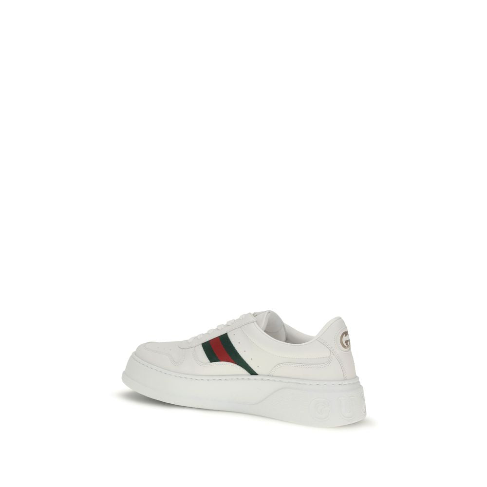 Gucci White Oversized Sole Sneakers weiss
