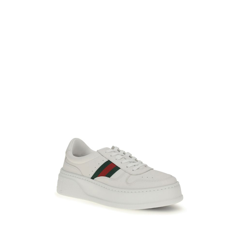 Gucci White Oversized Sole Sneakers weiss