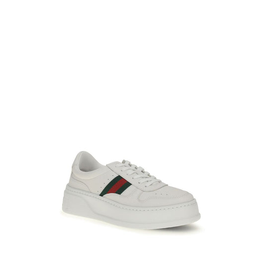 Gucci White Oversized Sole Sneakers weiss