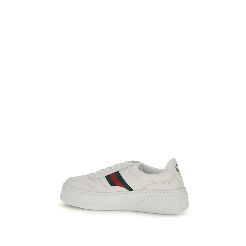 Gucci White Oversized Sole Sneakers weiss