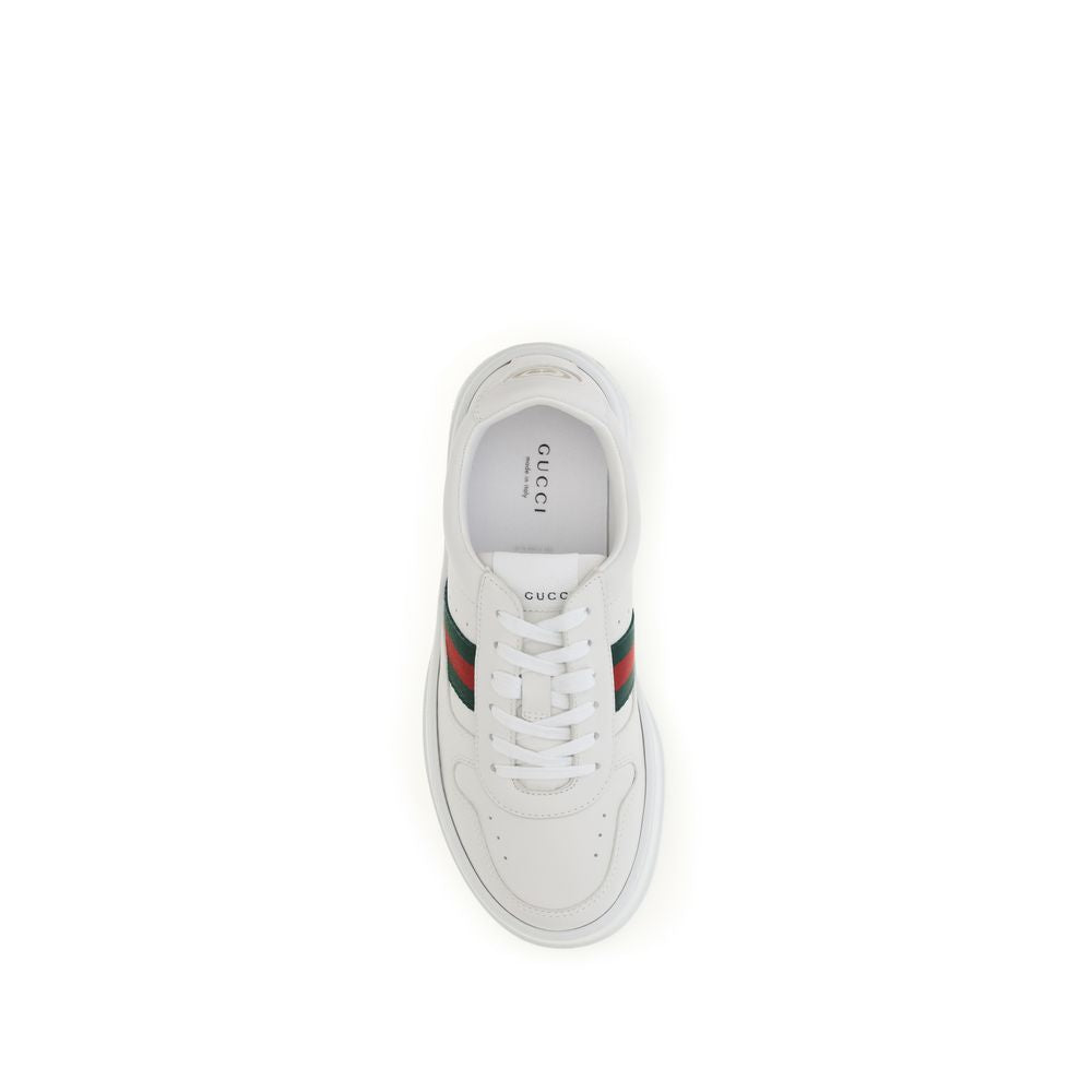 Gucci White Oversized Sole Sneakers weiss