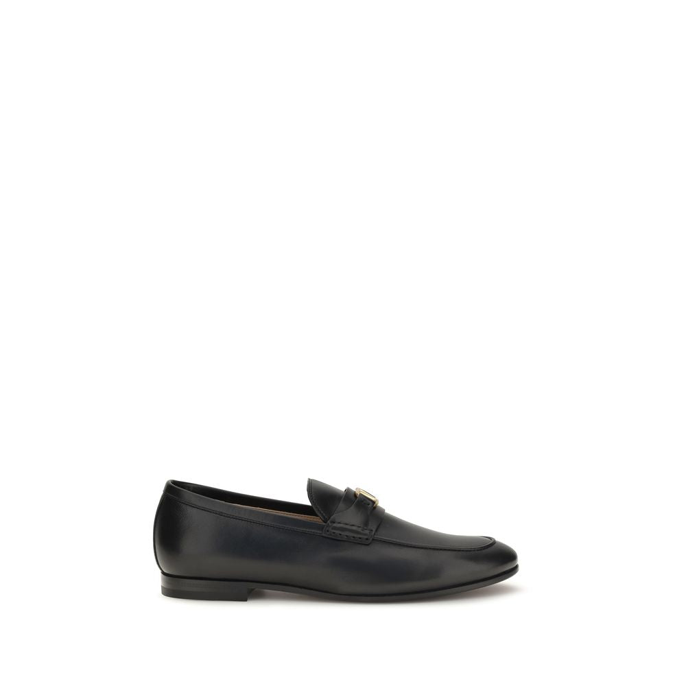 Valentino Garavani Black 'Slip-On' Loafers schwarz