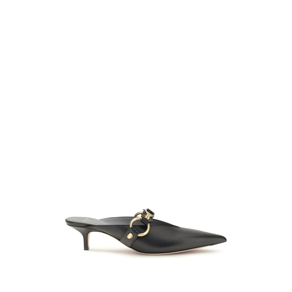 Balenciaga Black 'City' Mules schwarz