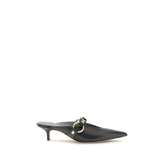 Balenciaga Black 'City' Mules schwarz