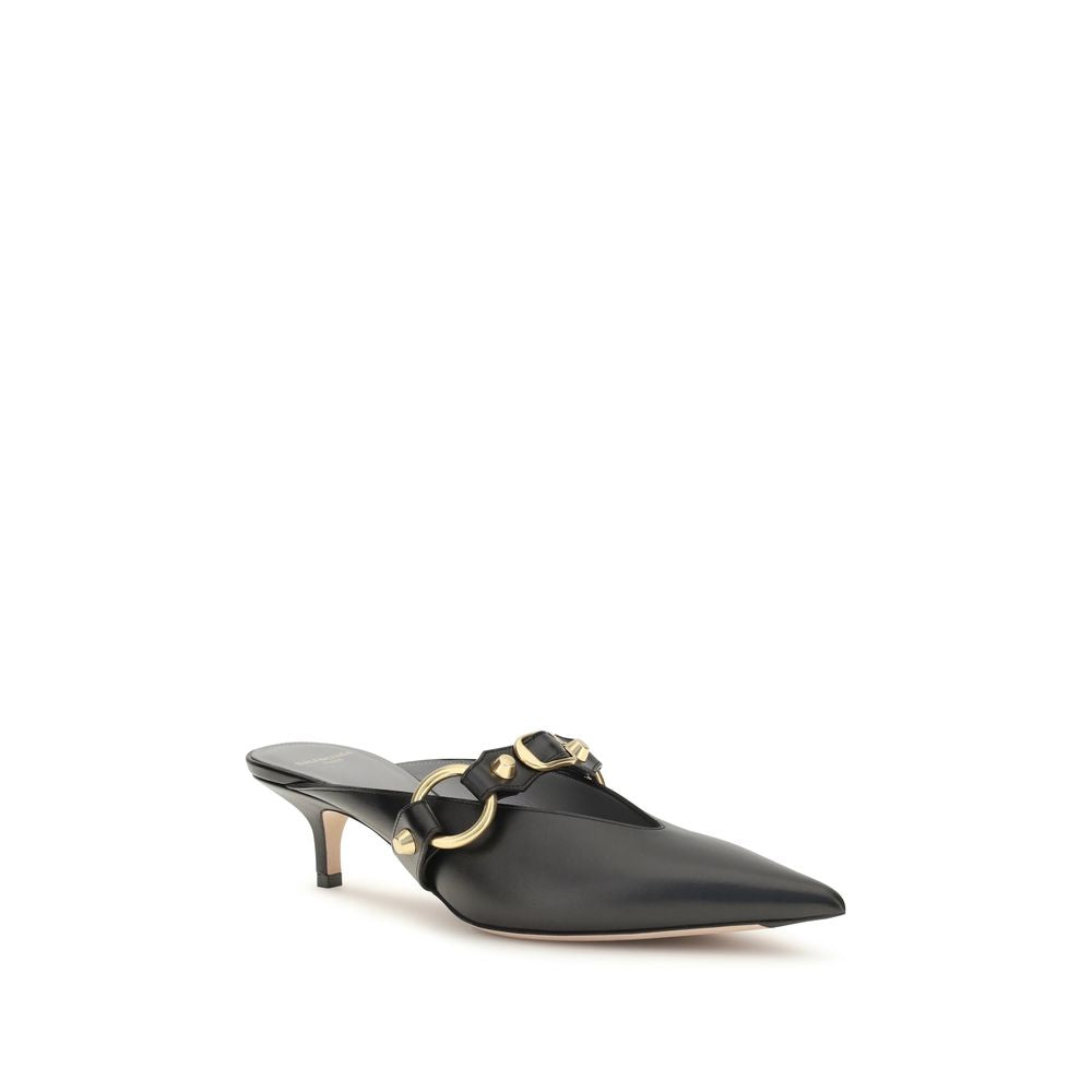 Balenciaga Black 'City' Mules schwarz