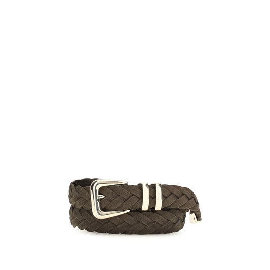 Brunello Cucinelli Brown Leather Belt braun