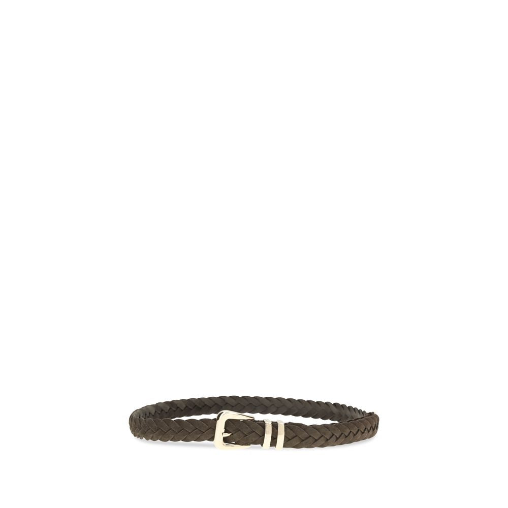 Brunello Cucinelli Brown Leather Belt braun