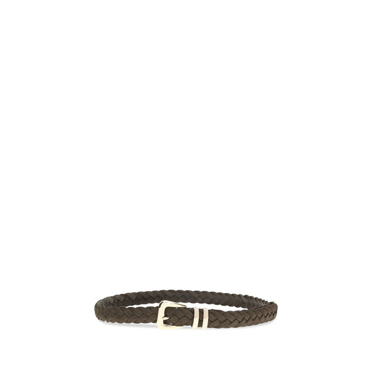 Brunello Cucinelli Brown Leather Belt braun