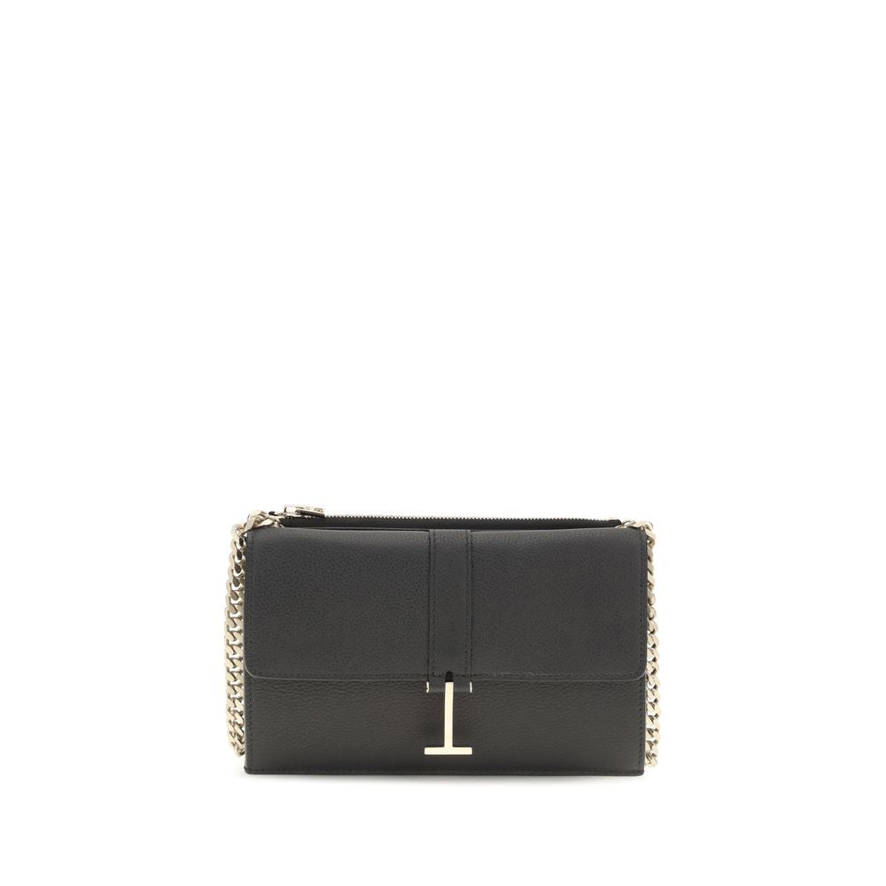 Tom Ford Black Chain Shoulder Bag schwarz