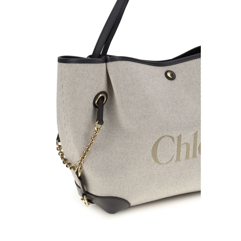 Chloé Gray 'Bucket' Oversized Shoulder Bag grau