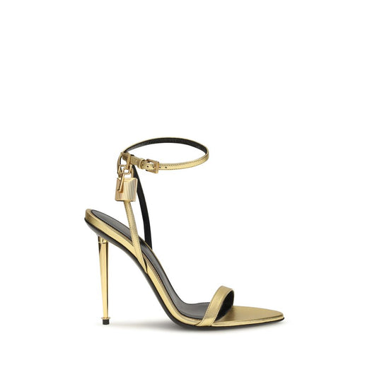 Tom Ford Gold Sandals