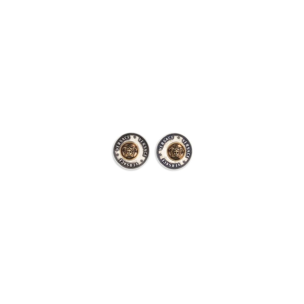 Versace Gray Brass Earrings grau