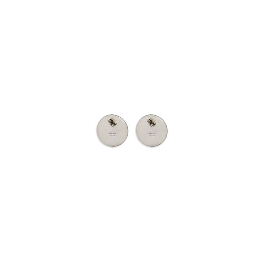 Versace Gray Brass Earrings grau